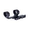 Monstrum Slim Profile Series Cantilever Offset Dual Ring Picatinny Scope Mount with Quick Release | 30 mm Diameter | Black