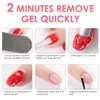 Gel Nail Polish Remover, BORNBYME 3 PCS Nail Gel Polish Remover Kit Quick Remove Sock-off Gel Nails False Nail Tips Acrylic Nail Remover