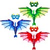 IROLEHOME Dragon-Wings-Costume for Kids Halloween Costumes for Boys-Girls Dinosaur-Dress-Up Capes and Masks as Party Favors Gifts