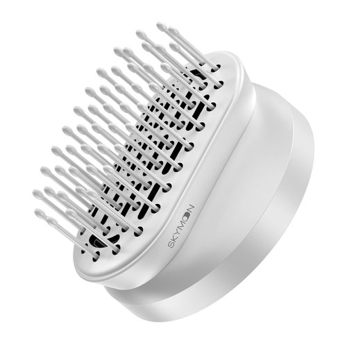 SKYMOON Hair Dryer Comb Attachment, Magnetic Hairdryer Nozzle for Detangling, Lengthening Textured Hair and Efficient Styling, White