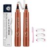 Liquid Eyebrow Pen, Waterproof Microblading Eyebrow Pencil #3 Red Brown