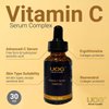 UOG Vitamin C Face Serum Complex – Hydrating & Firming Formula, Improves Skin Tone, Lifts & Firms Face, Neck, Jawline; Reduces Fine Lines, Wrinkles, Age Spots, Vitamin C Serum. 1 Fl Oz - Pack of 1
