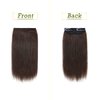 SEGO 1PCS Clip in Hair Piece 2 Clips Clip in Remy Human Hair Extensions Seamless Short Straight Invisible Hairpin for Thinning Hair Adding Hair Volume 1PCS 4/6/8/10/12 Inches 8/10/12/15/17g