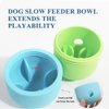 BSISUERM Pet Puzzle Toy Dog Treat Dispensing Cute Puppy Small Medium Dogs Interactive Chase Toy Pet Funny Enrichment Toys Food Ball for Dog Playing Training Slow Feeder Bowls
