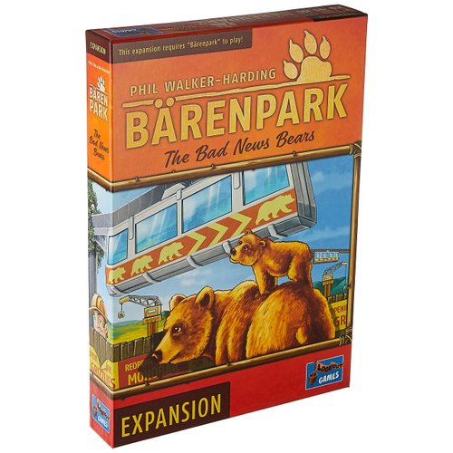 Barenpark Bad News Bears Board Game Expansion | Strategy Game | Fun Zoo Animal Themed Puzzle Game for Adults and Kids | Ages 8+ | 2-4 Players | Average Playtime 30-45 Minutes | Made by Lookout Games