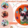 FillTouch 60 Pcs 9 Inch Dog Birthday Party Plates Disposable Dog Theme Decoration Plates Set Tableware for Kids Birthday Party Supplies Dessert Favors