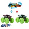 Hot Wheels Monster Trucks Color Reveal 2-Pack & Clip-On Water Tank, 2 Toy Trucks with Surprise Color Change (Styles May Vary)