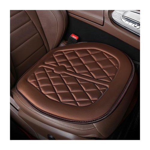 BESULEN Car Seat Cushion, Air Layer Fabric Comfort Foam Driver Seat Cover Mat, Breathable Anti-Slip Car Seat Pad, Car Accessories Seat Cushions for Car Seat Driver, Office Chair, Home (Coffee)