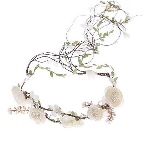 Ever Fairy Berries Flower Crown with Adjustable Vines Tiaras Necklace Belt Party Decoration Wedding Festivals