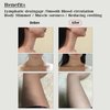 Dujul Ceramic Gua Sha, Face&Body Guasha, Korean Gausha, Face Lift, Muscle Relief Massage Board, Skin Care Gift for Men Women