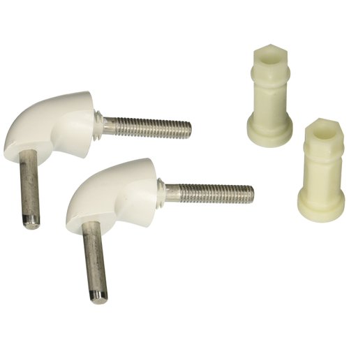 Bemis 7BHK84 000 Toilet Seat Hinge/Hardware Kit, White