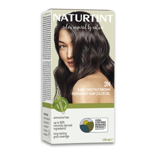 Naturtint Permanent Hair Color 3N Dark Chestnut Brown, 5.75 ounce - 3 Pack