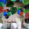 40 Pieces Dinosaur Latex Balloons dinosaur Balloons for Birthday Party Supplies for Kids Dinosaur Style Balloon with 10m Green Ribbon Dinosaur Decoration Supplies Baby Shower