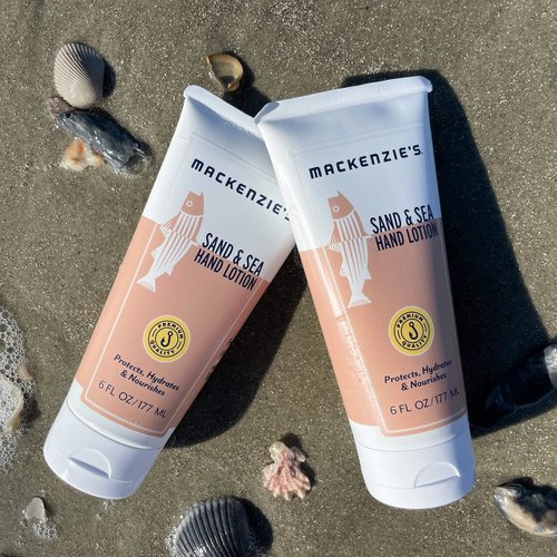 MACKENZIE'S Sand & Sea Lotion 6 oz - Holiday Gifts - Stocking Stuffers - Gifts for Fishermen - Gifts for Men - Gifts for Women - Natural - Moisturizing - Hand Lotion - Body Lotion
