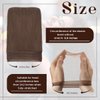 Z-CHARMMY HD Wig Cap for Lace Front Wig, Transparent Stocking Caps for Wigs Non Slip, Sheer Bald Caps for Women, Invisible HD Hair Caps for Wig, Dark Brown, 36 Pieces