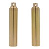 Real Sic 2-Inch Keychain Pill Holder 2-Pack, Discreet Waterproof Medicine, Medication Container Key Ring - Premium Brass Case with Convenient Top & Bottom Open Design for Camping, Festivals, Outdoors