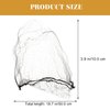 Hair Nets 100Pcs Invisible Elastic Edge Mesh Dress-up Hair Bun for Making Food Kitchen Serve Dancer