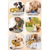 2024 New Treat Dispensing Dog Toys Dog Puzzle Toy, Nontoxic Bite Food Ball Slow Feeder Dog Bowls, Dog Treat Dispenser Toy Exercise Game IQ Training Ball-Feeder Dog Toy（Yellow）