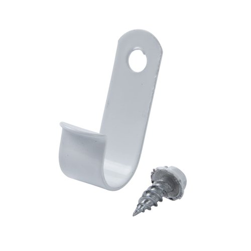 Gardner Bender PAW-1550L1 EZ Aluminum Cable Clips for Exterior Cables, ½", White