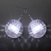 LED Light Projecting Disco Ball Light Up Earrings for Women
