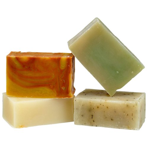 Fabulous Frannie Favorite's Essential Oil Herbal Soap Sampler Gift Set Includes Patchouli, Lavender, Tea Tree, and Peppermint - 2 Ounce (Pack of 4) …