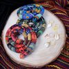 3 Pcs Spriral Lock Hair Tie dreadlock hair tie set dreadlock accessories for women and men dreadlocks ponytail holder Dread hair ties for braids thick curly hair (16 inches, Colorful)
