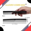 Allegro Combs 420 Hair combs Barber Comb Comb Set Hair Cutting Combs Pocket Comb Combs for Hair Stylist Styling Comb Black Combs 12 pk.