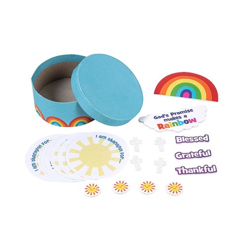 God’s Promise Makes a Rainbow Prayer Box Craft Kit, Makes 12