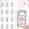 Sacubee 12 Pcs Daily Moisturizing Body Wash Bulk Mini Body Wash Travel Size 1oz Skin Cleanser Shower Gel Moisture Thank You Gifts for Christmas Wedding Party Bridal Shower Favors(Floral)