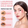 Eye Mask-30 Pairs Rose Under Eye Patches Skin Care Products,Eye Masks Skincare for Dark Circles and Puffiness, Reduce Wrinkles, Eye Bags and Fine Lines, for Women and Man