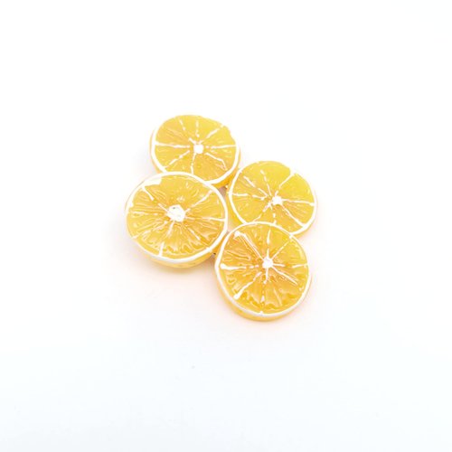 2PCS Double Orange Slices Hair Clips for Women Girls Bangs Side Hairpins Creative Barrettes Duckbill Hair Accessories