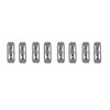 Replacement Track Connectors for Hot Wheels - Package of 8 Gray Hot Wheels Track Connectors ~ Work with Track Builder Sets