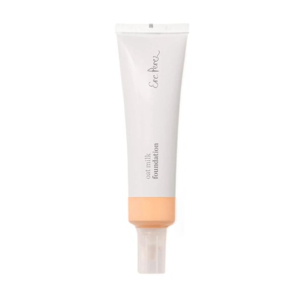 Ere Perez - Natural Oat Milk Foundation | Vegan, Cruelty-Free, Clean Beauty (Honey | light cool, 1 fl oz | 30 ml)