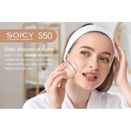 ONLYSKY BEAUTY Ice Roller for Face Body Massager Cold Massage Tools Facial Roller Women Gift （ Plastic）