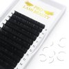 Eyelash Extension, Classic Lash Extensions C-0.20-20 Single Lash Extensions 0.15/0.18/0.20 Individual Lashes C/D Curl (C-0.20,20 mm)