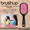 Wet & Dry Vented Detangling Hair Brush – Ultra-Smooth Glide for Tangle-Free, Frizz-Free Hair, Gentle on All Hair Types, with Cherry Blossom Design – Ideal for Everyday Styling
