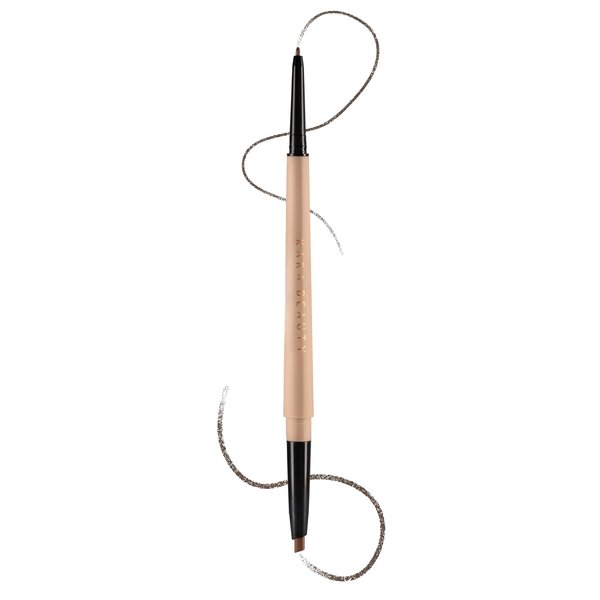 KARA BEAUTY DOUBLE-ENDED Brow Pencil - Dual-Ended - VEGAN (MEDIUM BROWN)