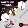 Deekin 24 Pcs Inflatable Ninja Samurai Sword Inflatable Ninja Swords Inflated Katana Sword Toy Blow up Samurai Sword Toy Costume Accessories for Girls and Boys Birthday Ninja Theme Party