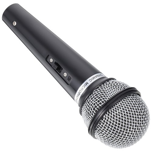 NUOBESTY Pretend Microphone for Kids Fake Microphone Prop Plastic Microphone Toy for Karaoke Music Birthday Party Favors Black