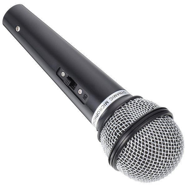 NUOBESTY Pretend Microphone for Kids Fake Microphone Prop Plastic Microphone Toy for Karaoke Music Birthday Party Favors Black