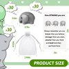 Vercraft 30 Sets Inspirational Positive Elephant Gifts Bulk Motivational Employee Appreciation Gifts Elephant Figurines Inspire Cards Organza Bags Resin Statue for Coworker