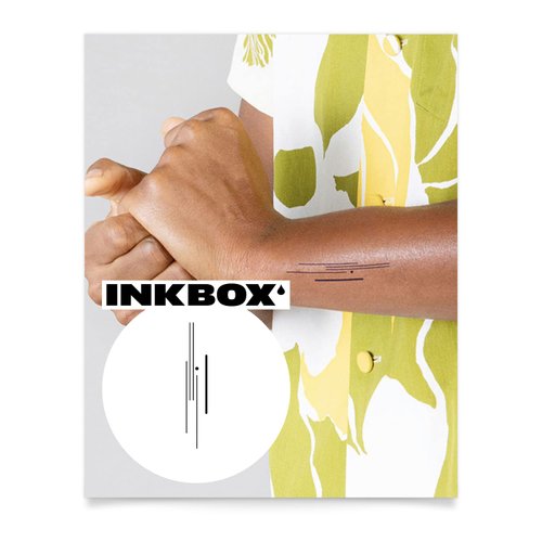 Inkbox Temporary Tattoos, Semi-Permanent Tattoo, One Premium Easy Long Lasting, Water-Resistant Temp Tattoo with For Now Ink - Lasts 1-2 Weeks, Alignment, 5 x 2 in