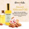 Bloom & Butter Sweet Almond Oil - Beauty Oil 100% Natural Non-Greasy with High Vitamin E - Moisturizing Cold Pressed Oil from California Almonds - Sweet Oil Multi Use for Skin, Hair & Nails - 4 oz