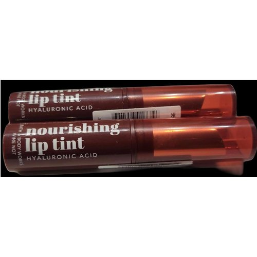 2 LIP GLOSS Nourishing Lip Tint With Hyaluronic Acid .08 oz