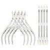XINMEIWEN 8Pieces Cuticle Trimmer Cuticle Nipper Cuticle Remover Cuticle Cutter with Cuticle Pusher Stainless Steel Cuticle Cutter Clipper Nail Tools for Fingernails and Toenails (Silver)