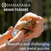 BePuzzled |Planet Hanayama Cast Metal Brain Teaser Puzzle Level 4 Mensa-Rated Puzzles for Kids and Adults Ages 12 and Up
