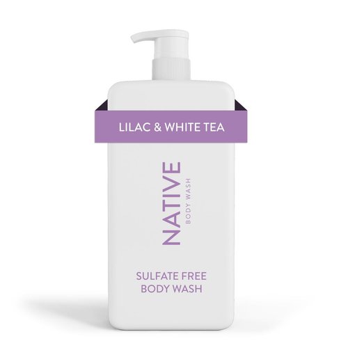 Native Lilac & White Tea Body Wash Pump - Lilac & white tea Scent - 36 fl oz