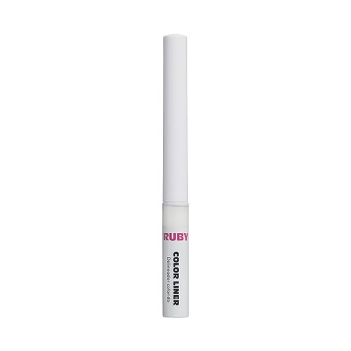 Ruby Kisses Color Liquid Eyeliner Water Resistant Long Lasting Eyeliner 3 ml (0.10 fl.oz.) (White)