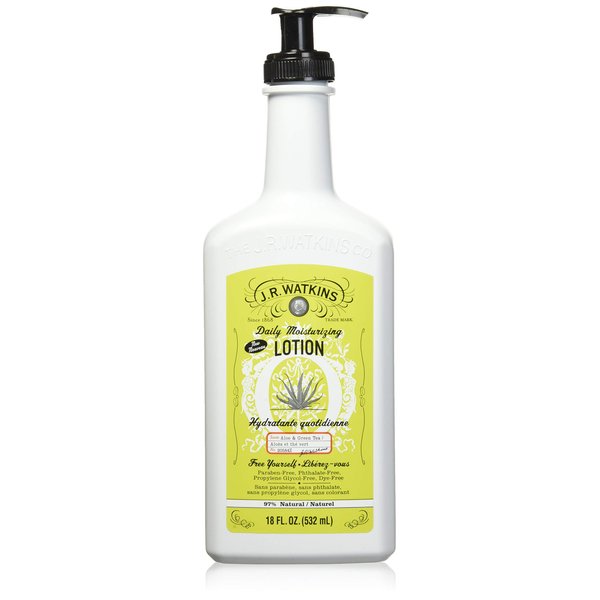 Atkins Jr Watkins Aloe and Green Tea Daily Moisturizing Lotion, 18 Ounce
