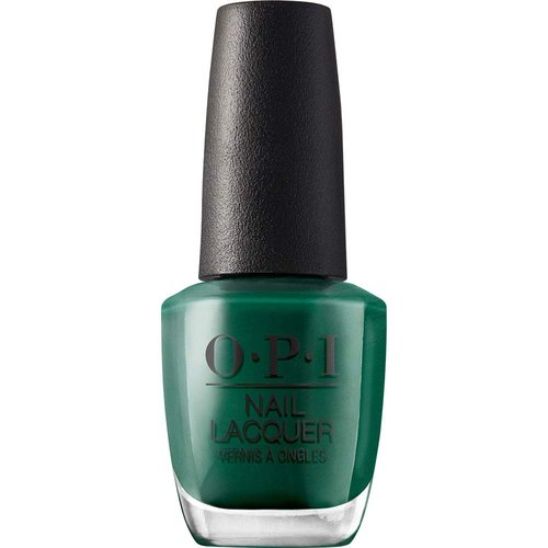 OPI Nail Lacquer Stay Off the Lawn!! | Opaque Dark Green Crème Chip Resistant Nail Polish | Washington DC Collection